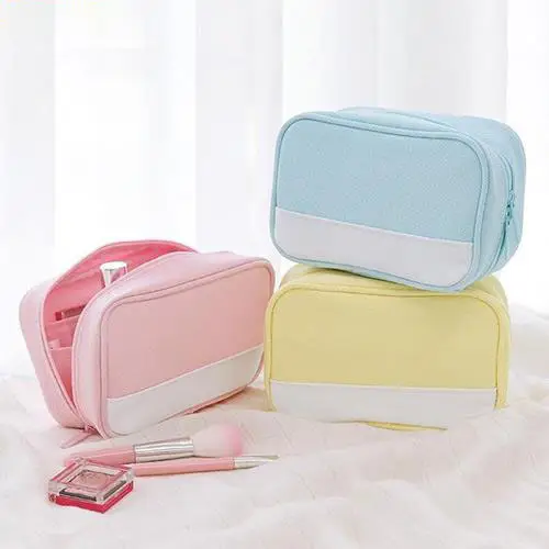 Wholesale Pastel Cosmetic Bags | Vibrant Makeup Organizers for Beauty & Retail